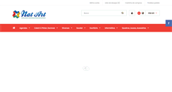 Desktop Screenshot of natart.com.br