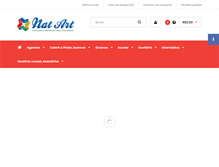 Tablet Screenshot of natart.com.br